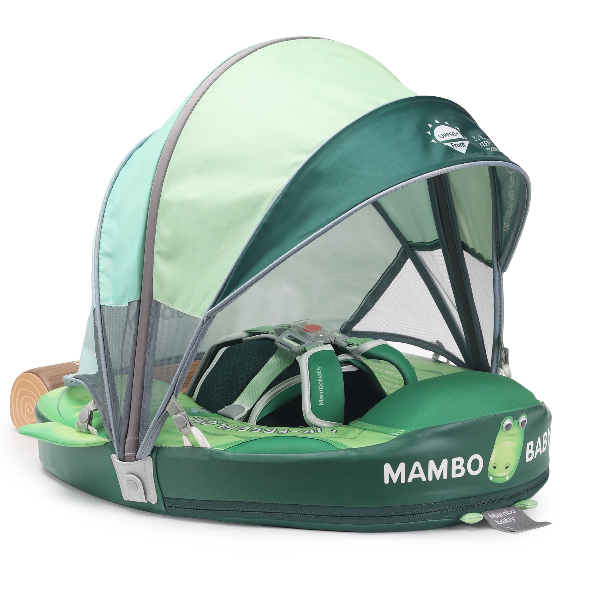 Mambobaby Swim Float with Canopy for Infants Crocodiles Mambobaby Shop