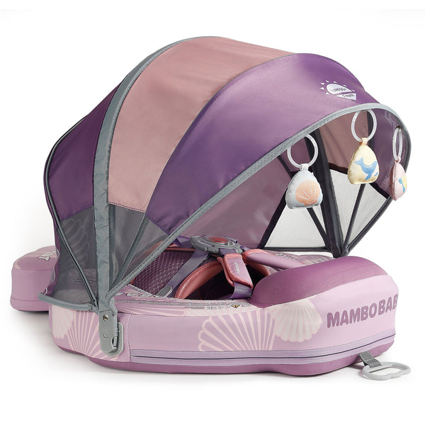 Mambobaby Mambobaby Float Seashell with Canopy - Purple Baby Float