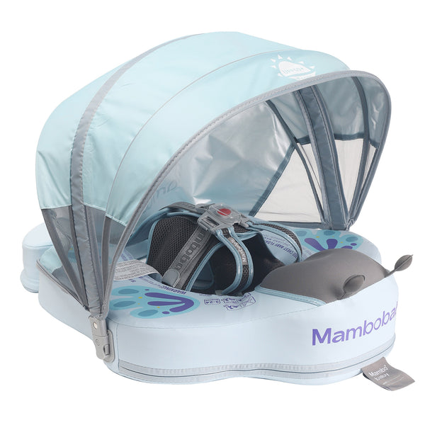 Mambobaby Mambobaby Float Ultra - Butterfly Pebble Blue Baby Float