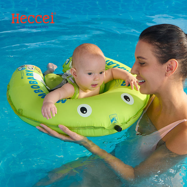 Mambobaby Mambobaby Self-Inflating - Dino Green Baby Float