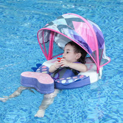 Mambobaby Swim Float Colorfish with Canopy