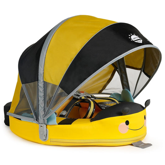 Mambobaby Swim Float with Canopy Bee
