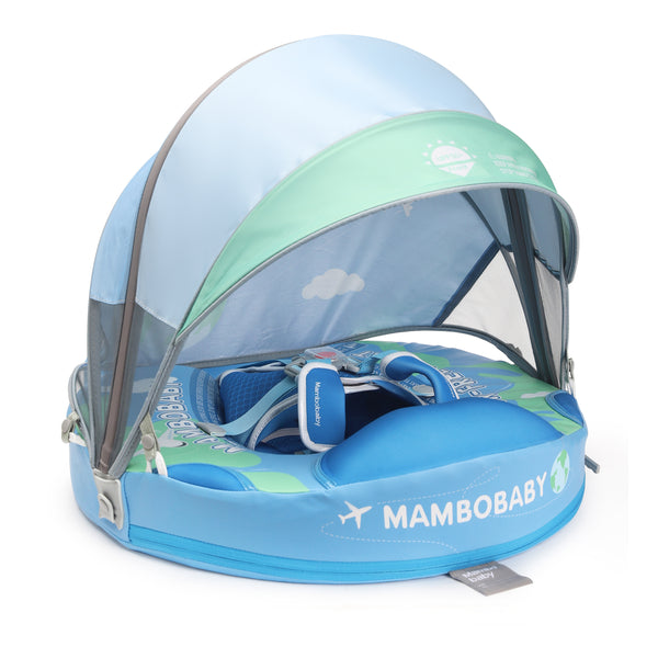 Mambobaby Swim Float with Canopy Earth