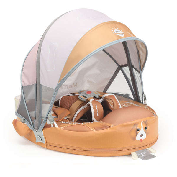 Mambobaby Swim Float with Canopy Puppy