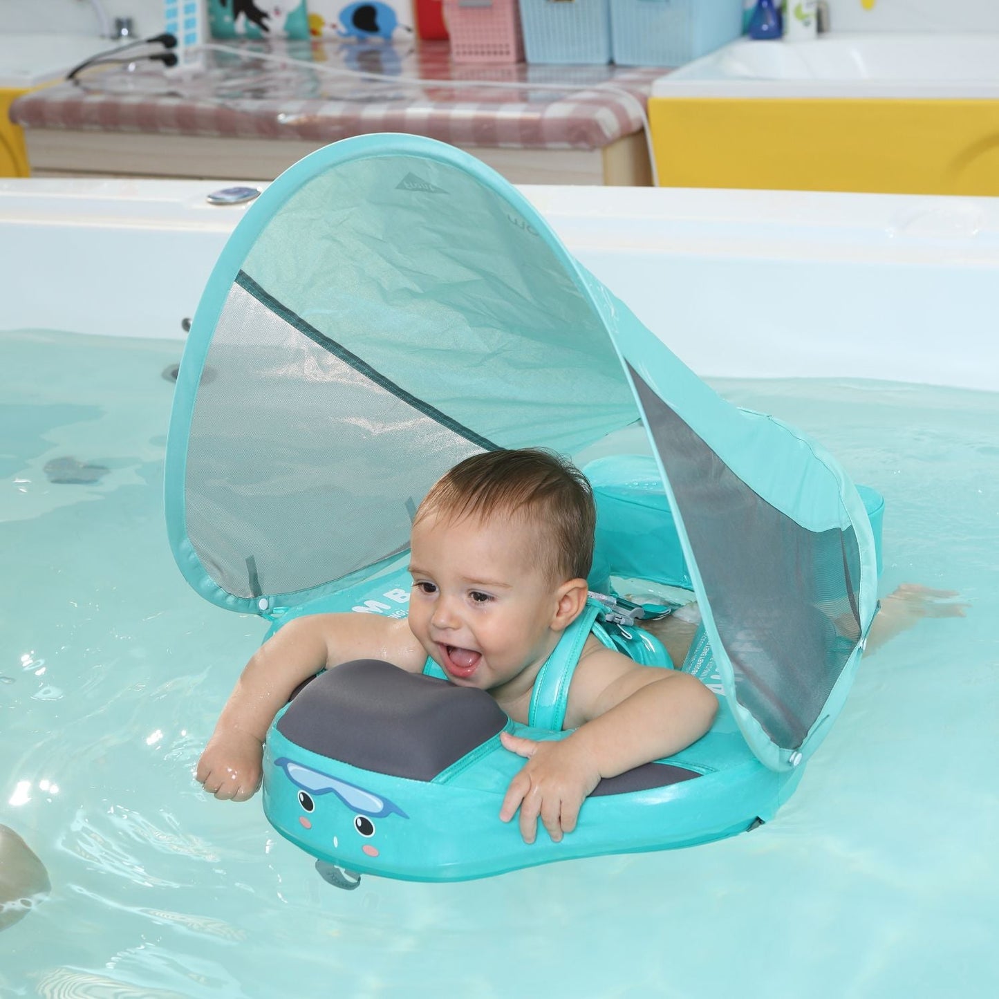 Mambobaby Baby Pool Swimming Float Deluxe Edition