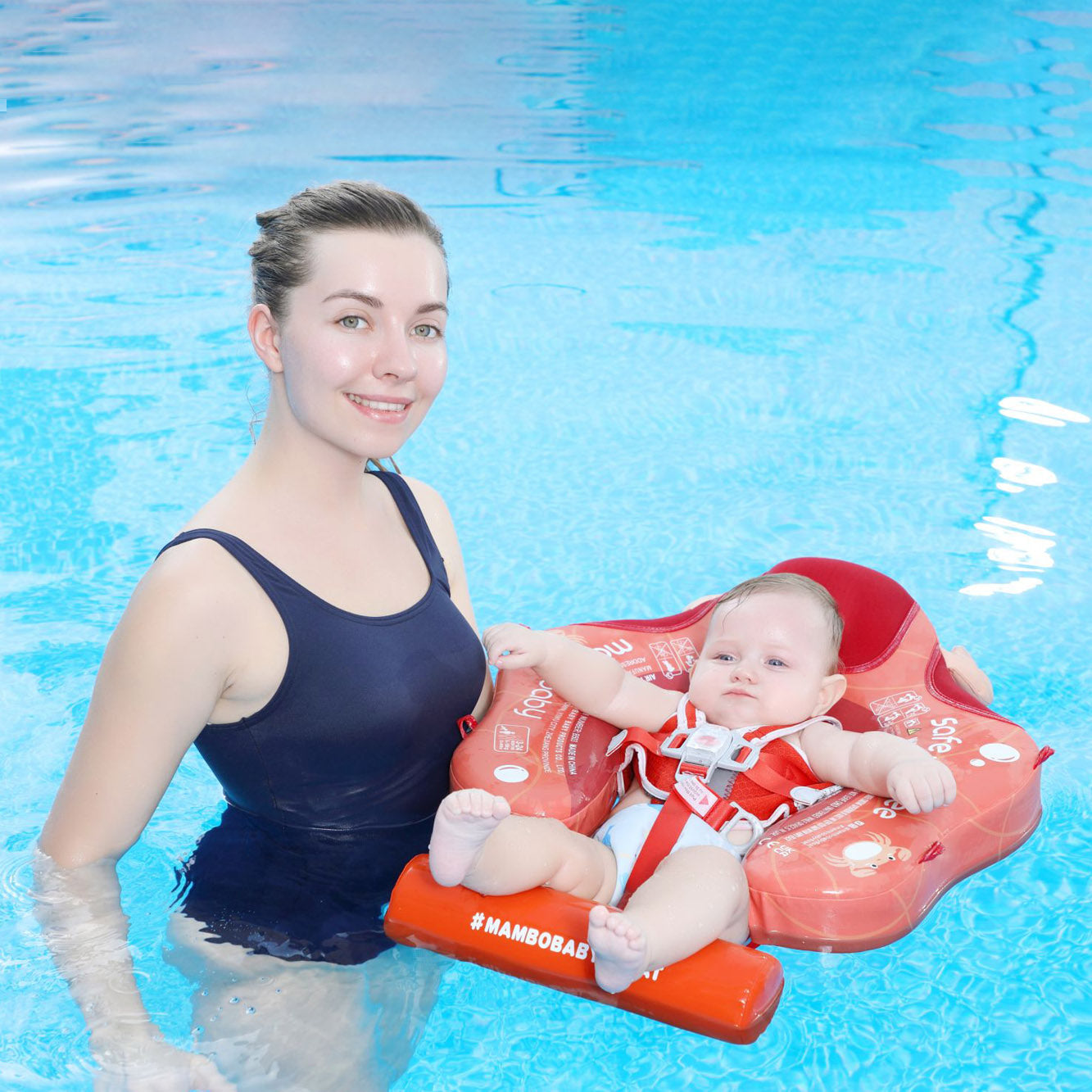 Mambobaby Swim Float Crab with Canopy [UK shipping 3-day delivery]