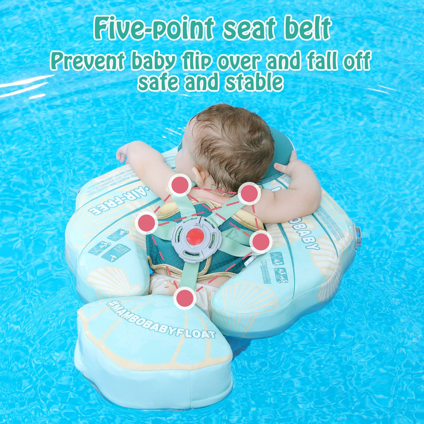 Mambobaby Float Seashell with Canopy