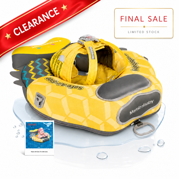 Mambobaby Mambobaby Float Ultra - Colorfish Yellow - No Canopy Included Baby Float