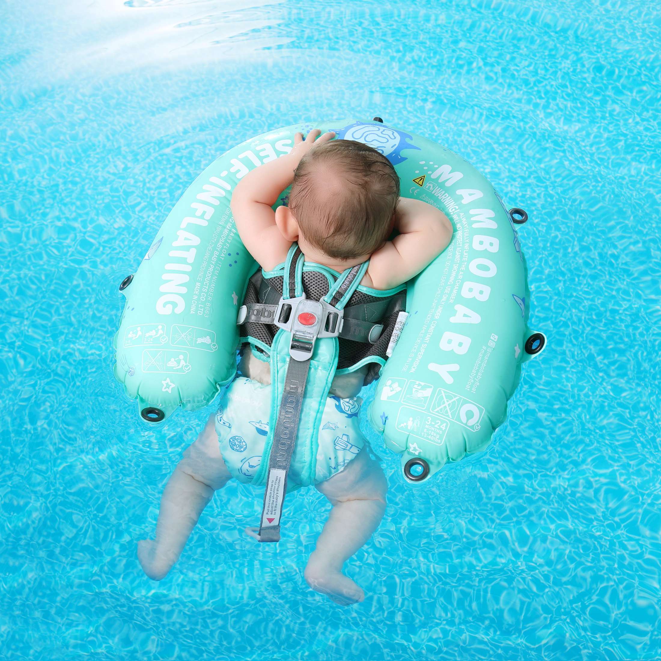 Mambobaby Self-Inflating Baby Swim Float | #1 Best Reviews Infant Float ...