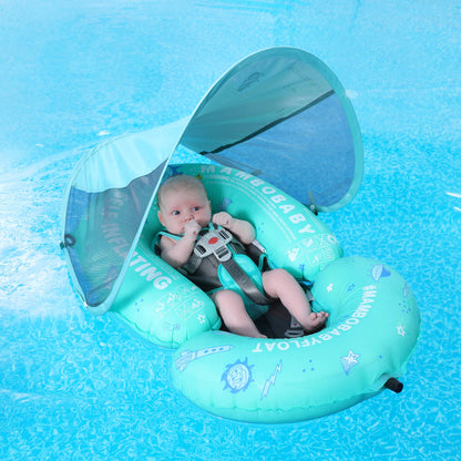 Mambobaby Self-Inflating Floating Bed with Canopy