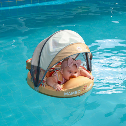 Mambobaby-Schwimmschwimmer mit Baldachin für Kleinkinder-Pizza