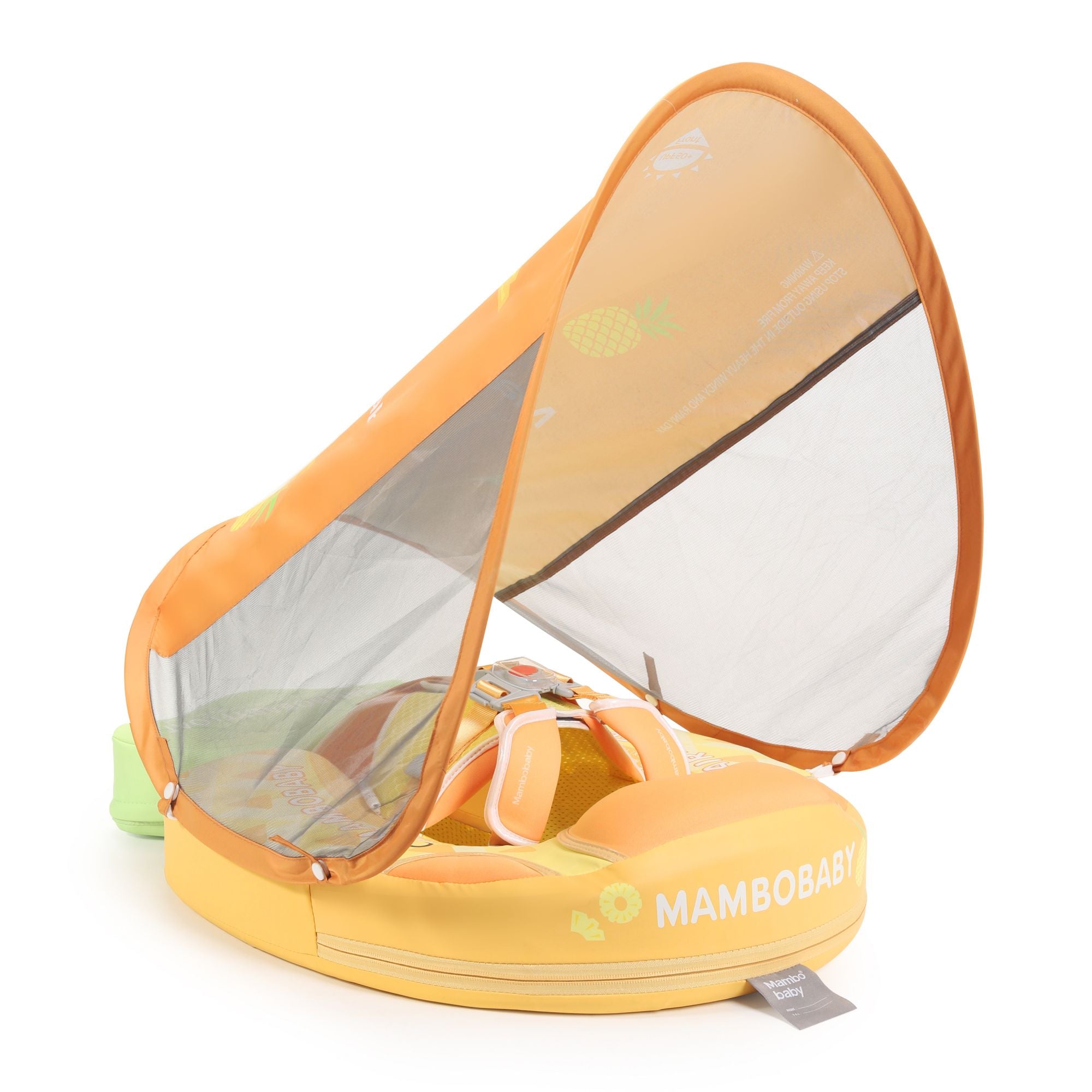 Mambobaby Swim Float With Canopy For 3-24 Months, Pineapple Yellow ...