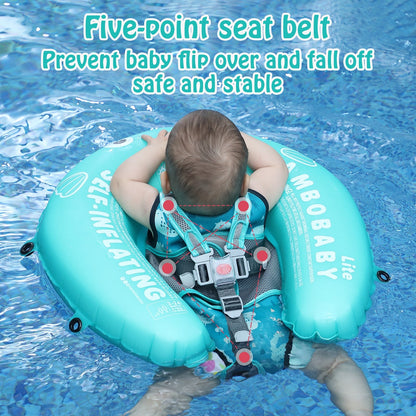 Mambobaby Self-Inflating Swim Float With Canopy