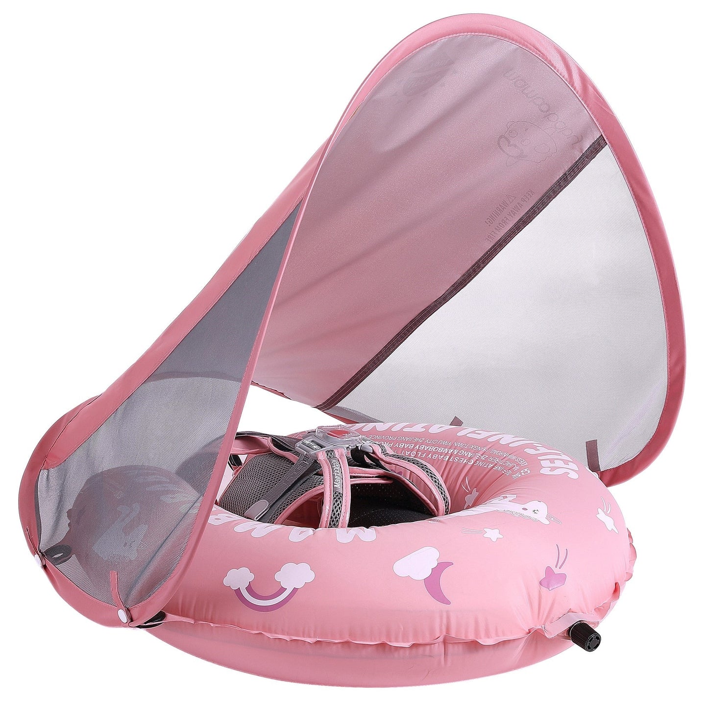Mambobaby Self-Inflating Swim Float With Canopy