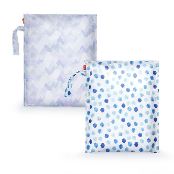 Wet Dry Bag Set 2 Pack - Nordic Blue
