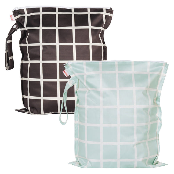 Wet Dry Bag Set 2 Pack - Soft Check