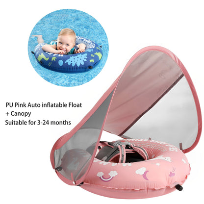 Mambobaby Swimming Ring with Sun Canopy