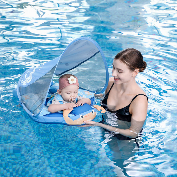 Swim Trainer Mambobaby Float With Canopy Mambobaby Non-inflatable